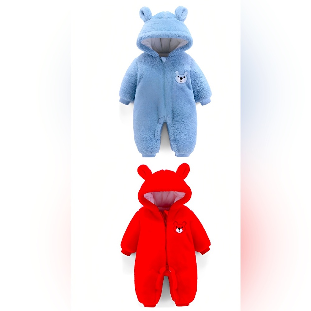 Baby warm hug suit thickened